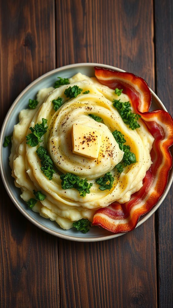 potato and kale dish potato and kale dish