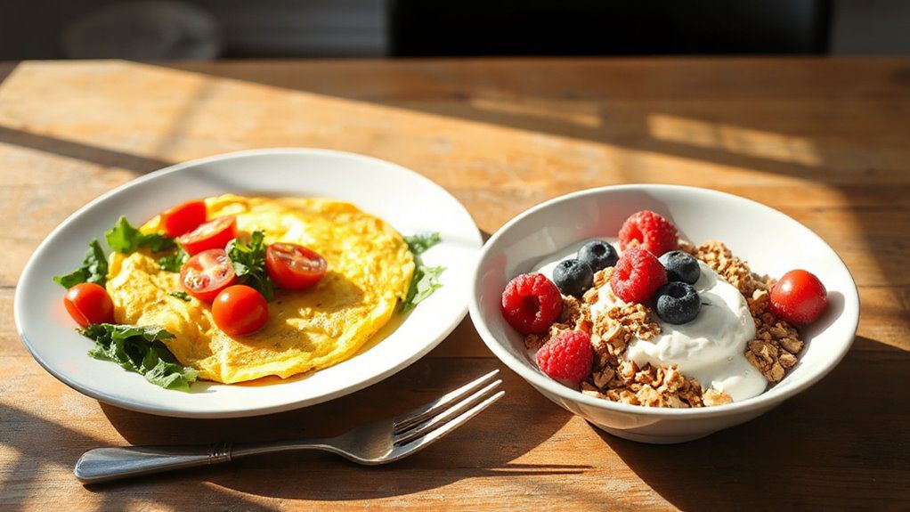 protein packed microwave breakfasts