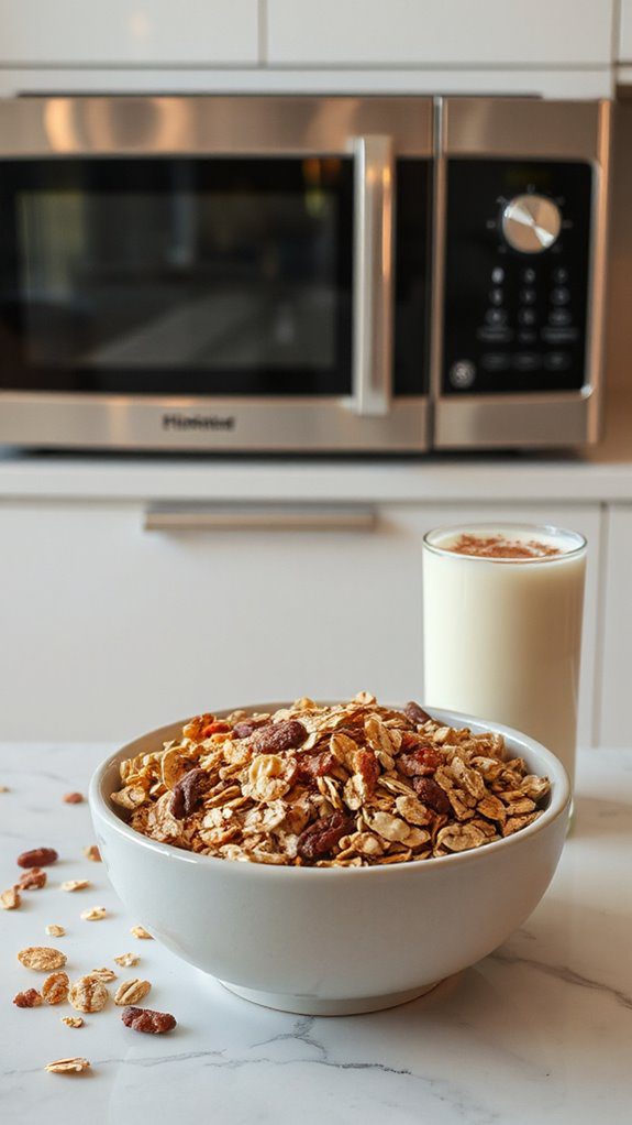 protein packed muesli breakfast