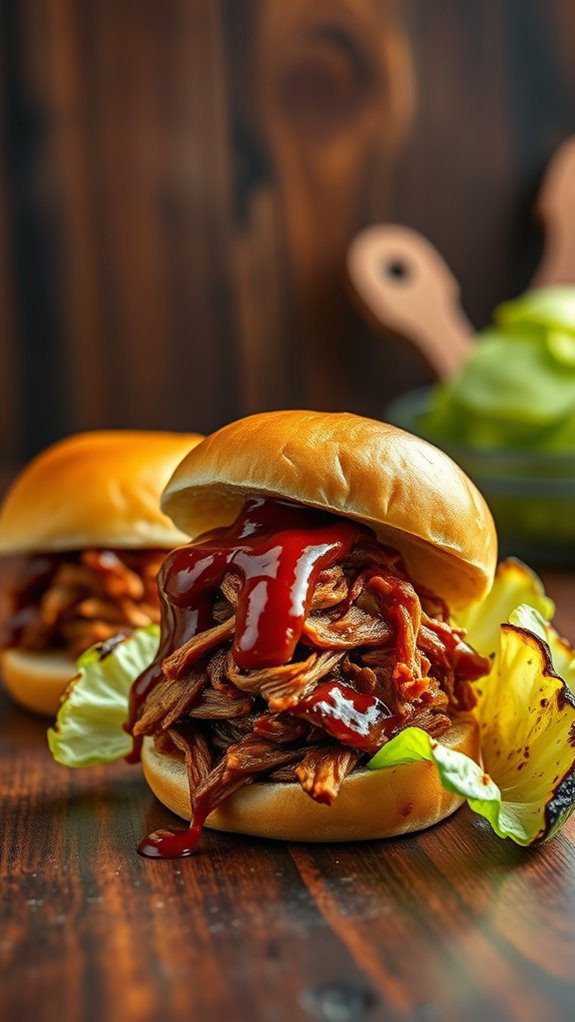 pulled pork cabbage sliders pulled pork cabbage sliders