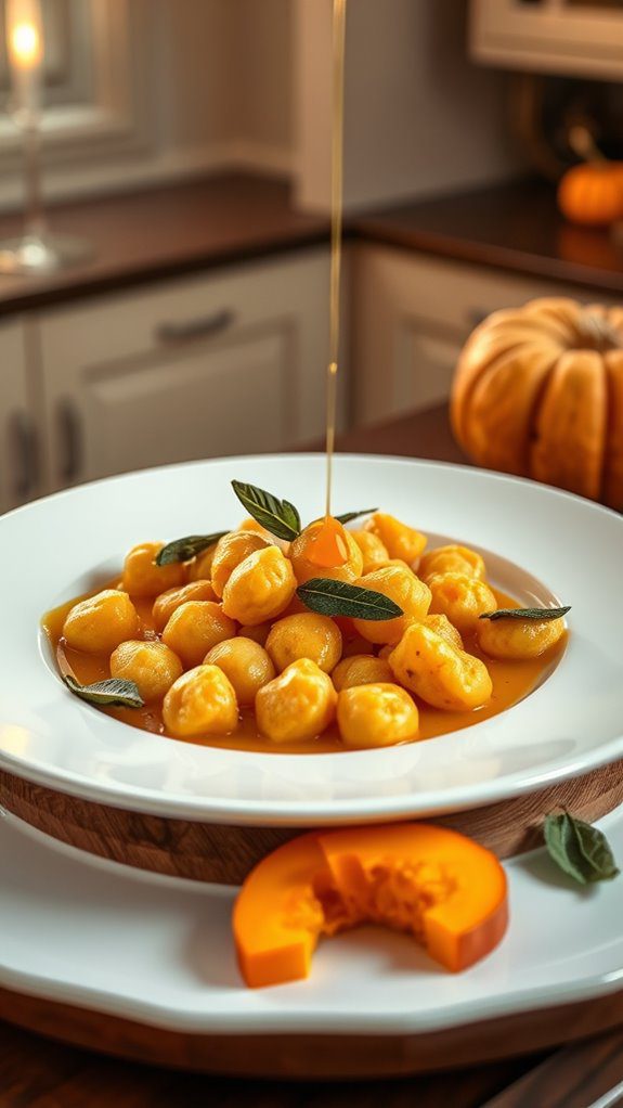 pumpkin gnocchi with sage