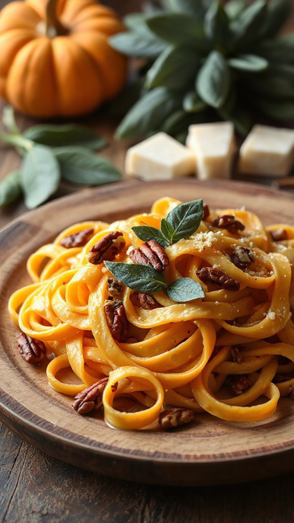 pumpkin infused pasta delight