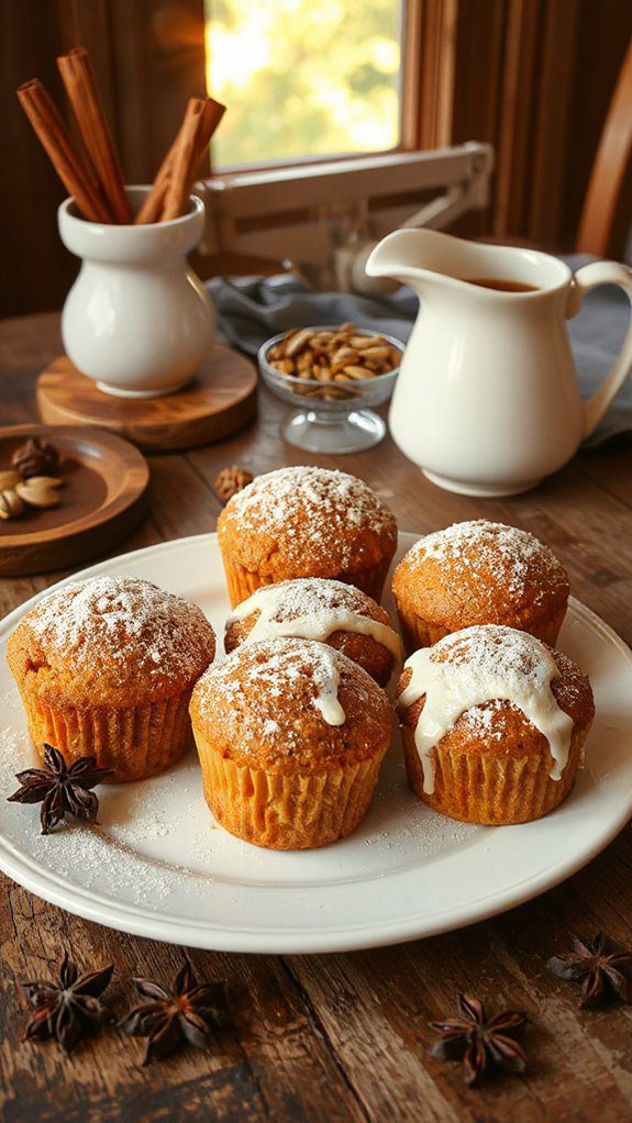 pumpkin spice low carb muffins