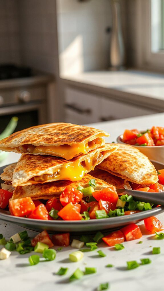 quick and easy quesadilla