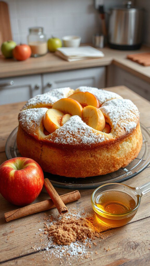 quick apple cinnamon cake
