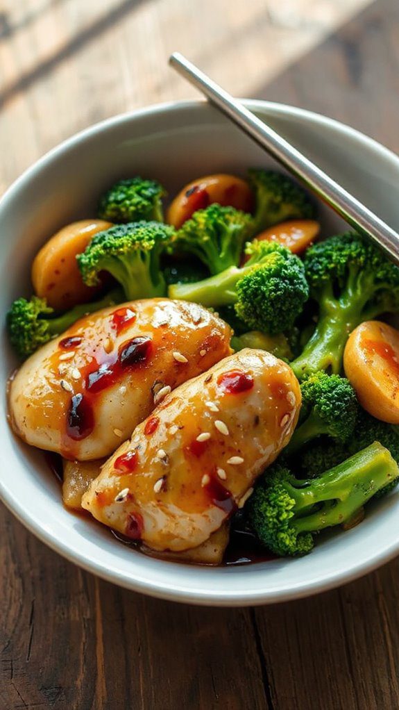 quick chicken and broccoli