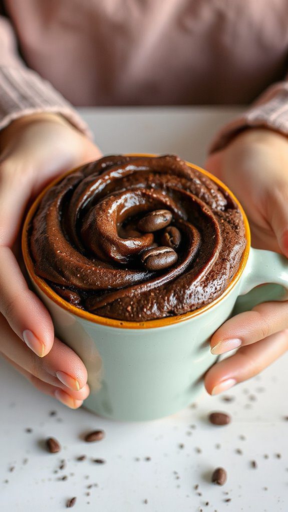 quick chocolate bean dessert