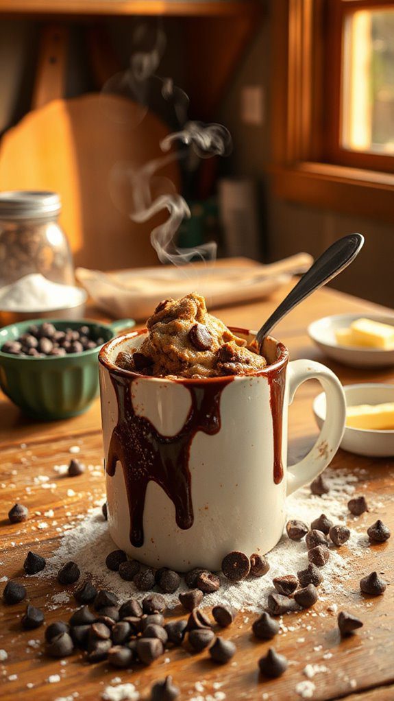 quick chocolate chip treat