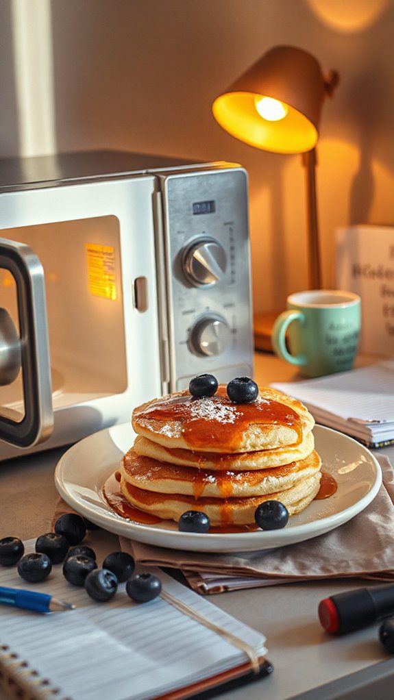 quick easy microwave pancakes
