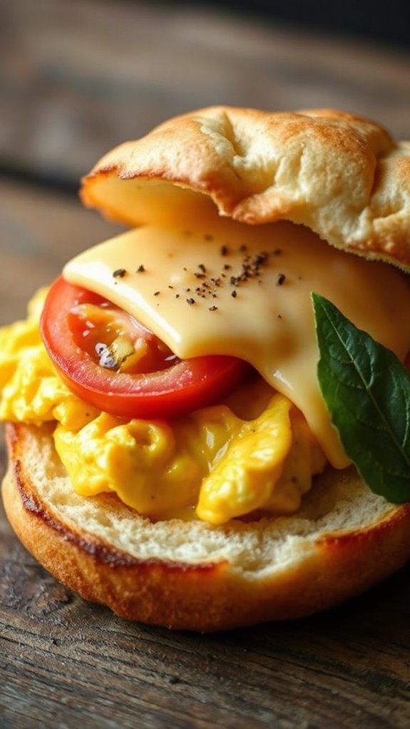 quick microwave breakfast meal