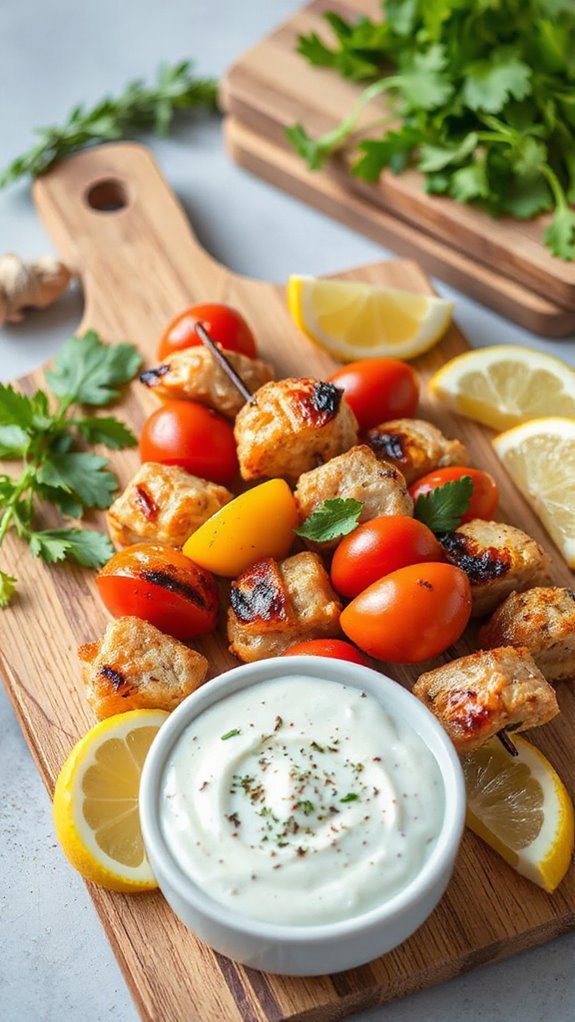 quick microwave skewers recipe