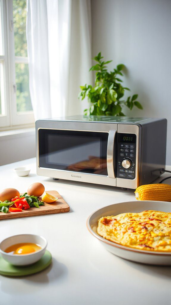 quick microwave vegetable omelette quick microwave vegetable omelette