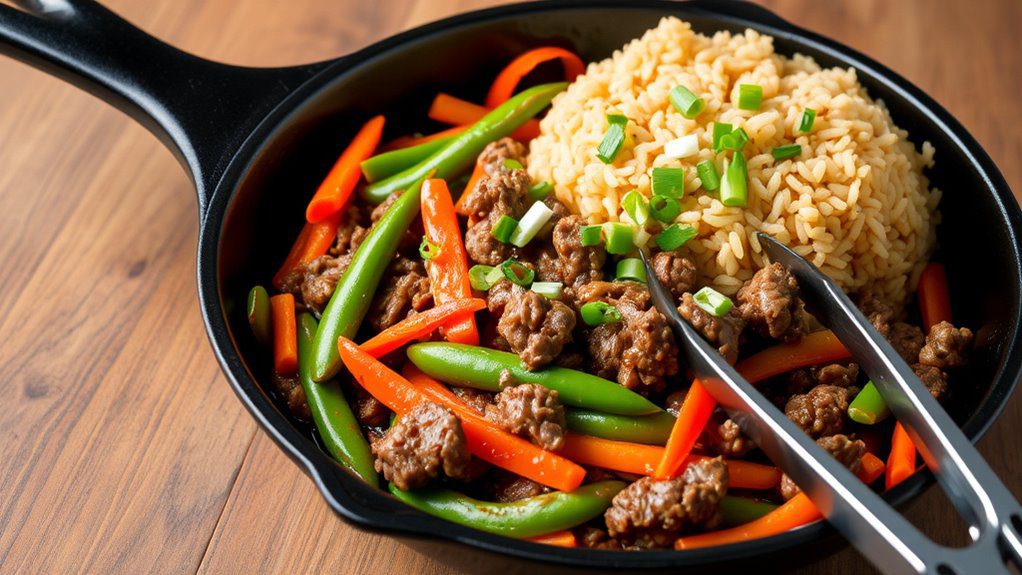 quick teriyaki hamburger dinner quick teriyaki hamburger dinner