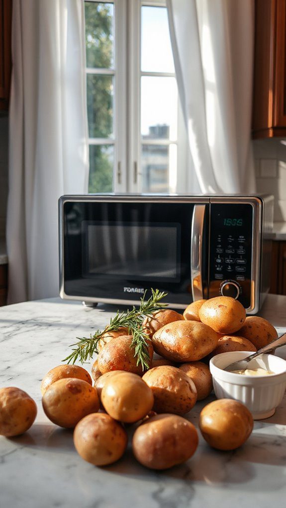 quickly bake delicious potatoes