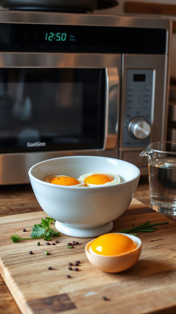 quickly cook poached eggs