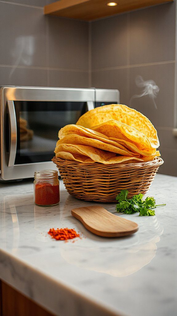 quickly heat up tortillas