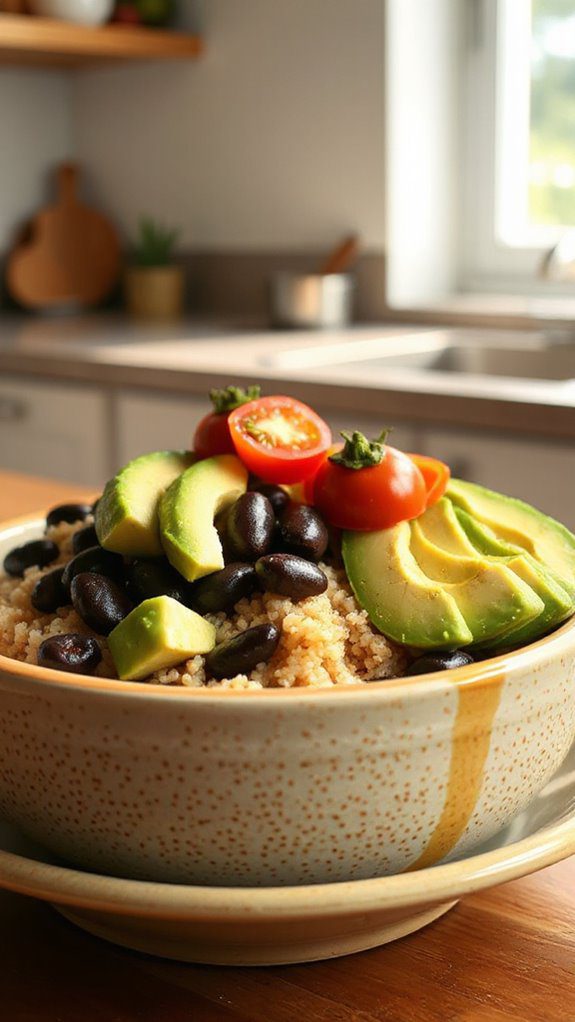 quinoa and black beans quinoa and black beans