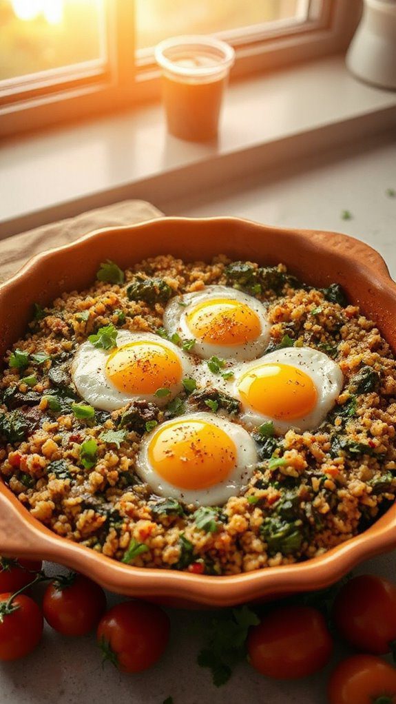 quinoa and egg casserole