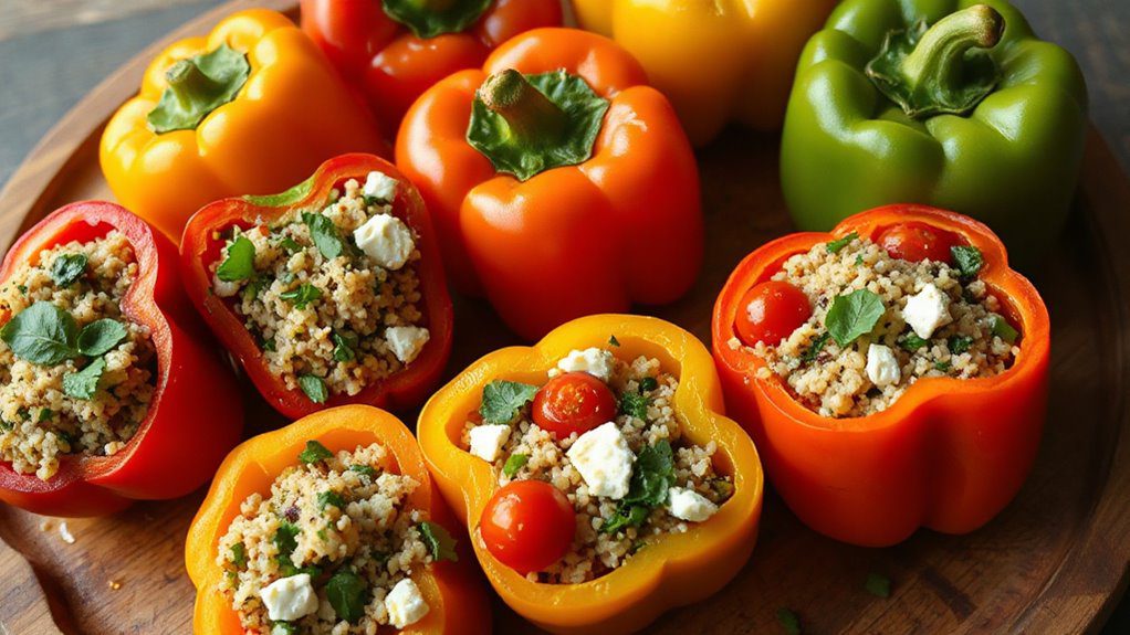 quinoa filled bell pepper recipe