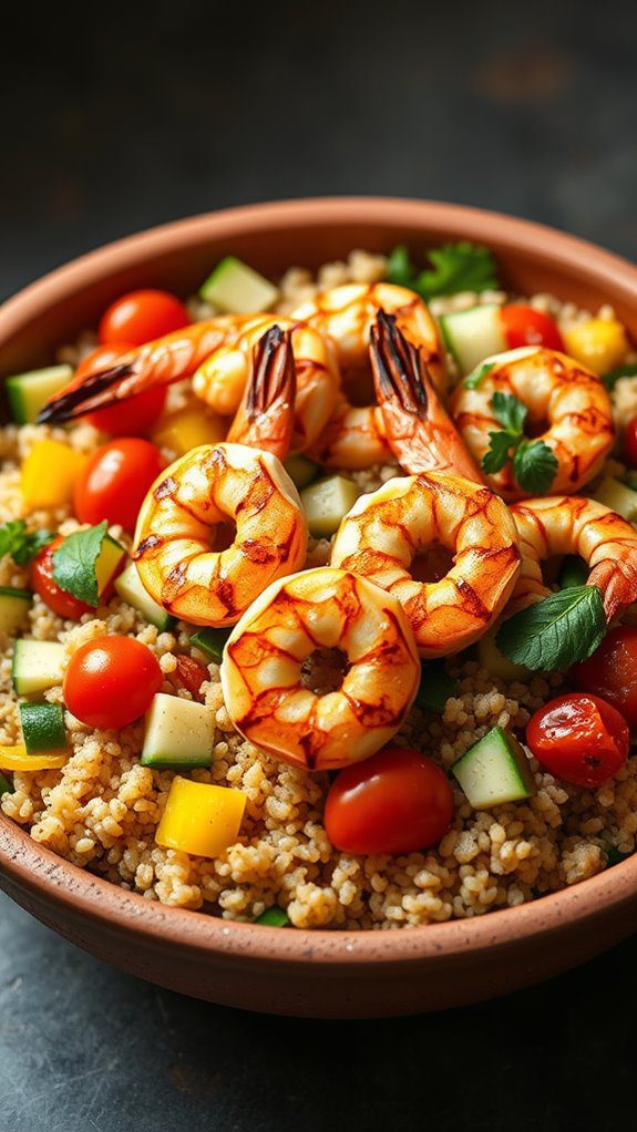 quinoa salad with shrimp quinoa salad with shrimp