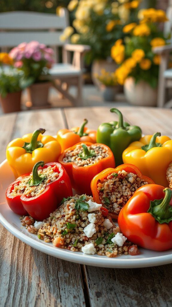 quinoa stuffed bell peppers