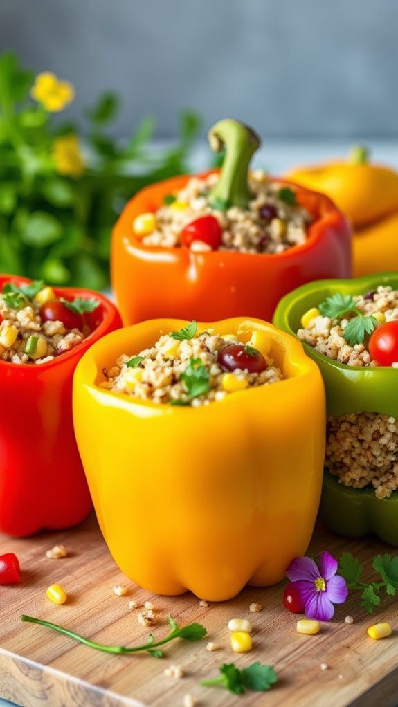 quinoa stuffed bell peppers recipe