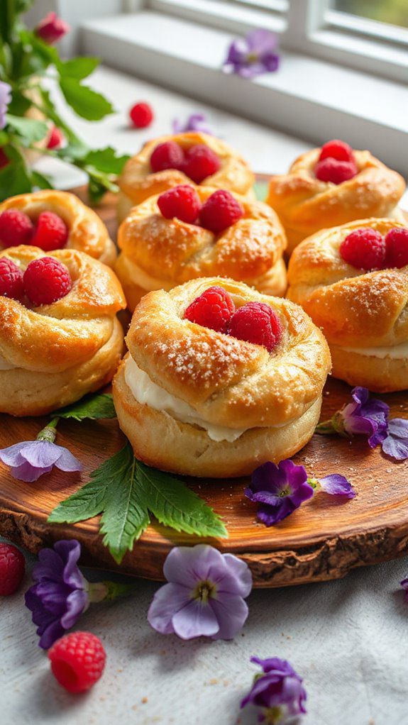raspberry cream cheese pastries