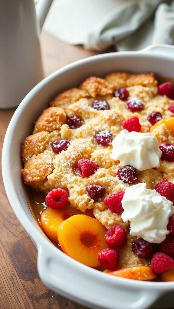 raspberry peach dessert recipe
