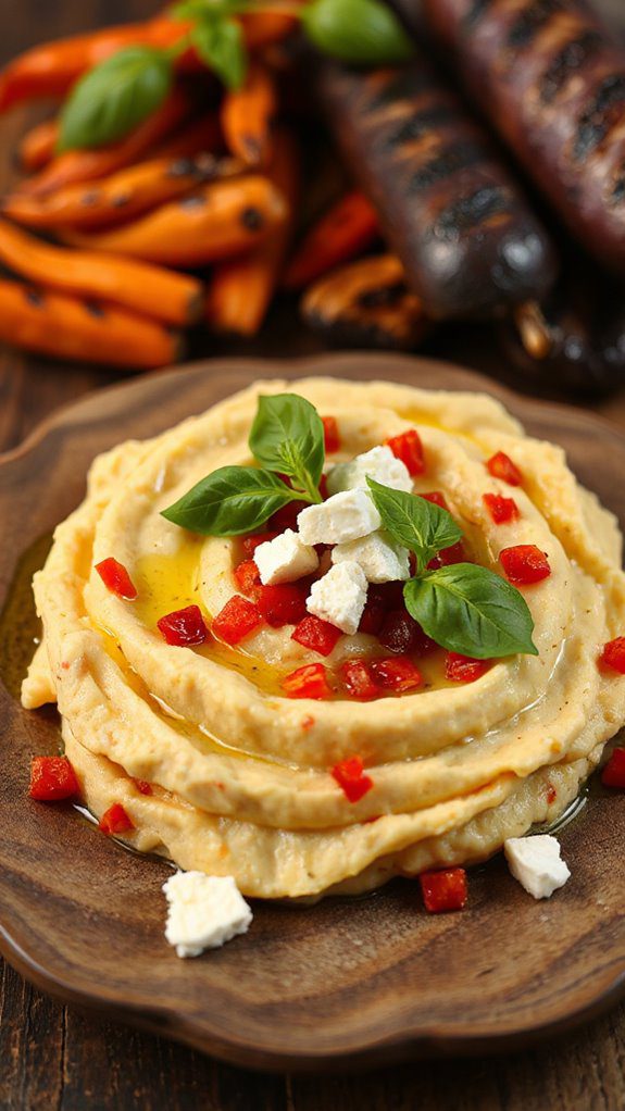 red pepper feta spread