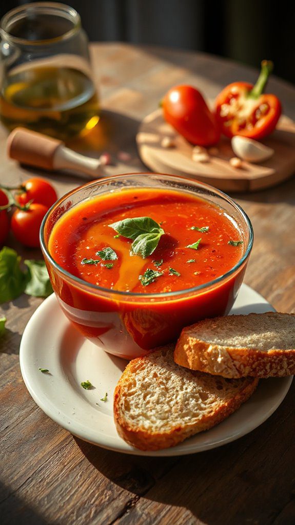 refreshing cold soup delight