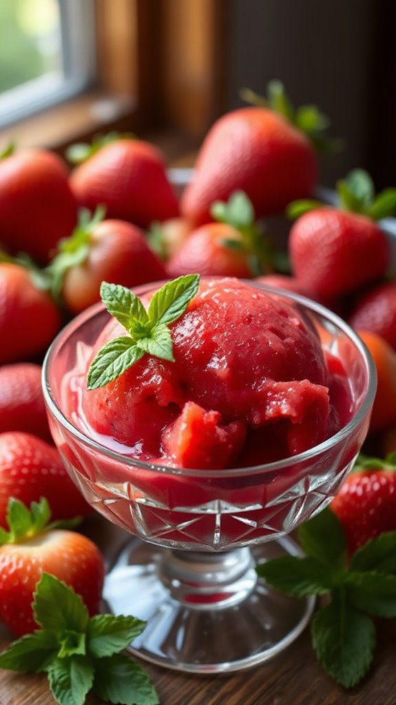 refreshing fruity frozen treat