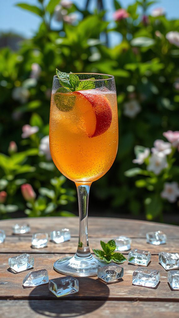 refreshing peach ginger drink refreshing peach ginger drink