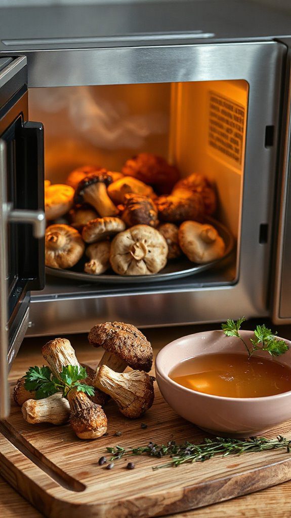 revive dried mushrooms quickly