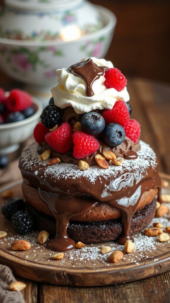 rich chocolate hazelnut delight