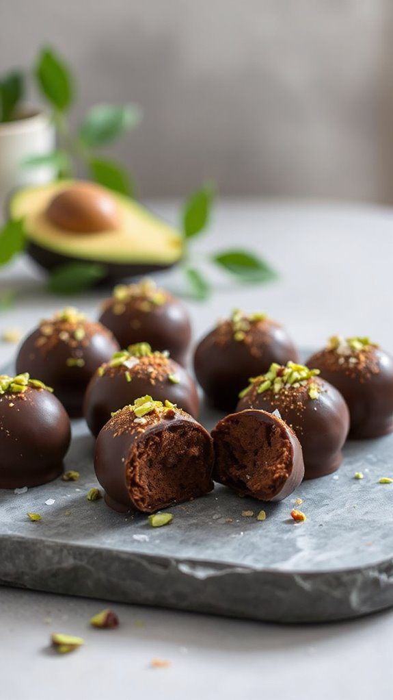 rich creamy chocolate truffles