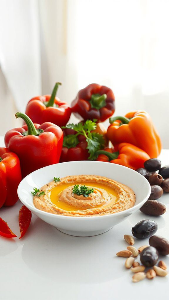 roasted red pepper hummus