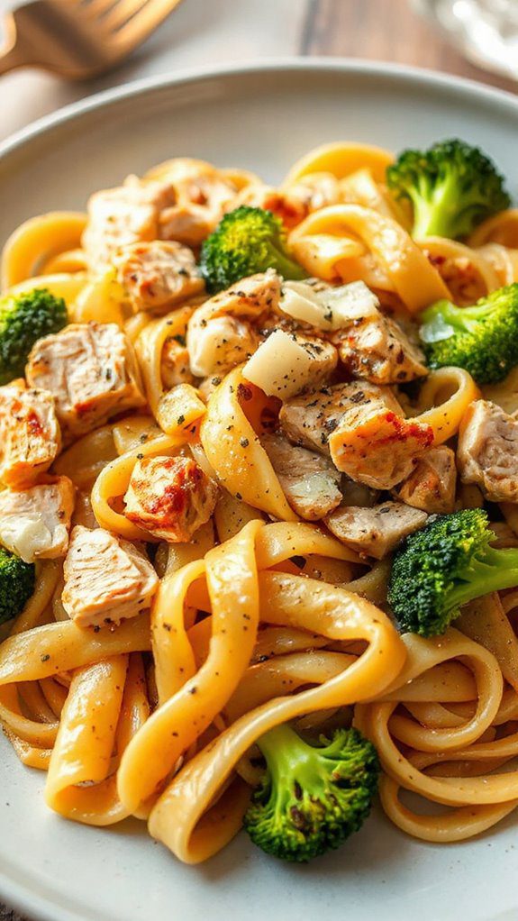 rotisserie chicken broccoli pasta