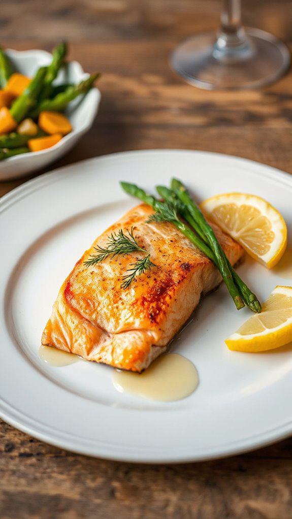 salmon baked with dill