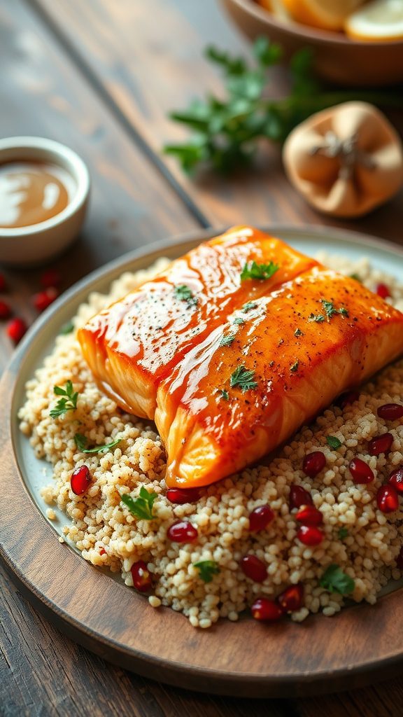 salmon with tahini glaze salmon with tahini glaze