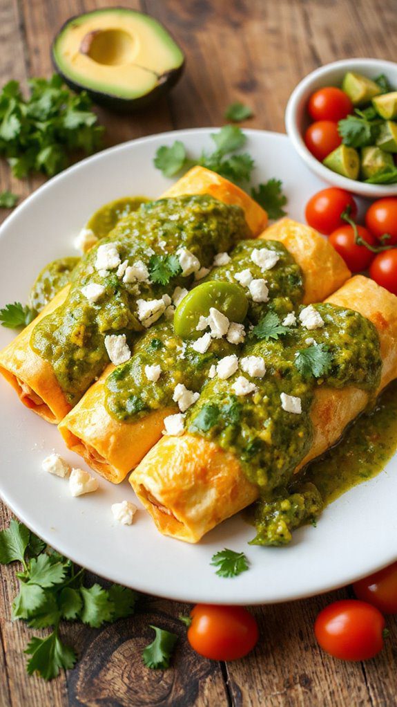 salsa verde chicken enchiladas salsa verde chicken enchiladas
