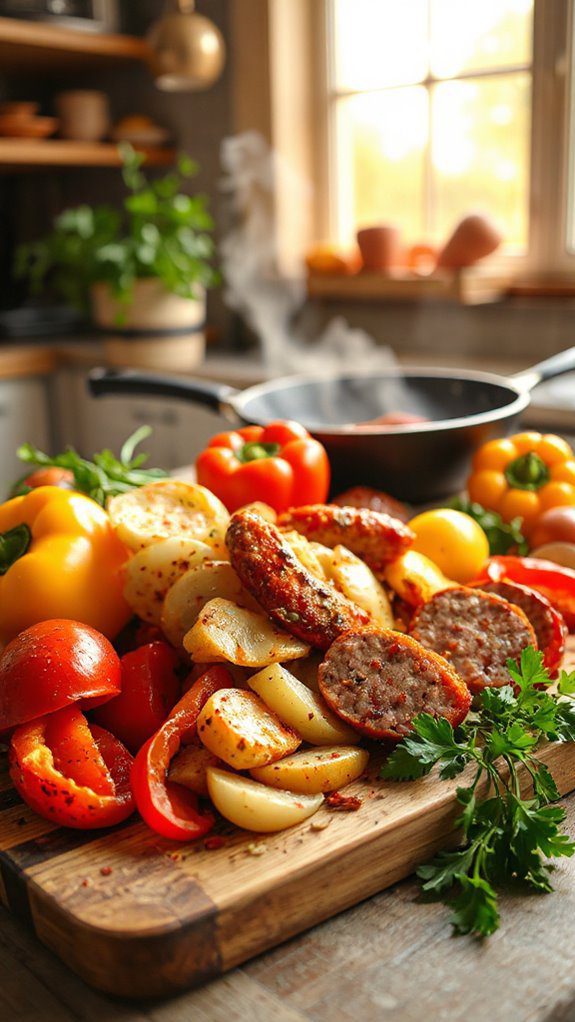 sausage and pepper dish sausage and pepper dish