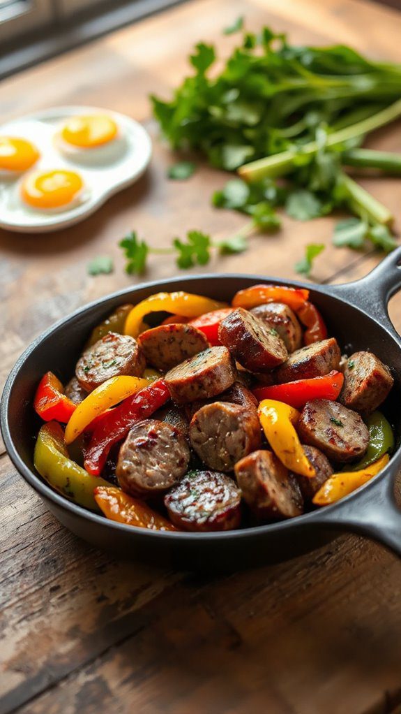 sausage bell pepper skillet sausage bell pepper skillet