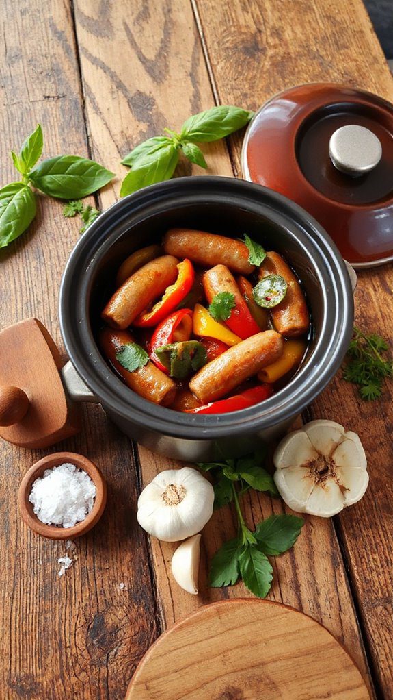 sausage stir fried with peppers sausage stir fried with peppers