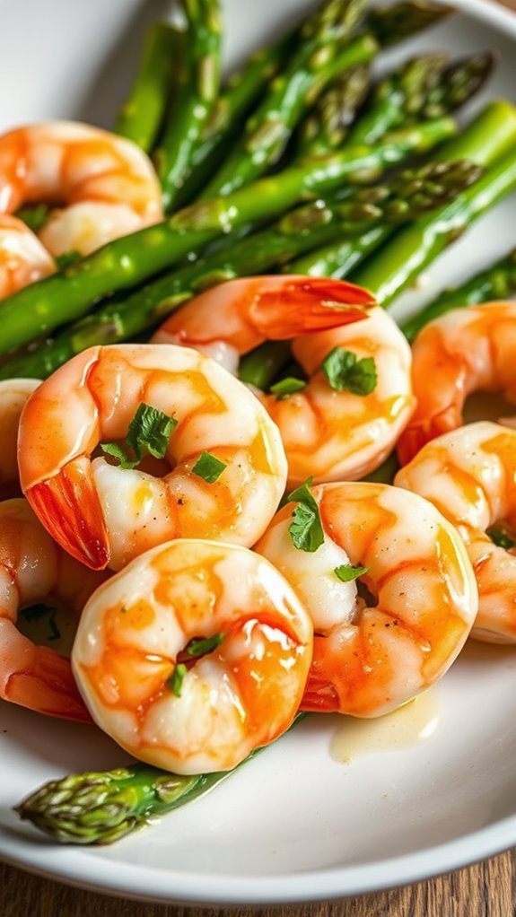 saut ed shrimp with asparagus saut ed shrimp with asparagus