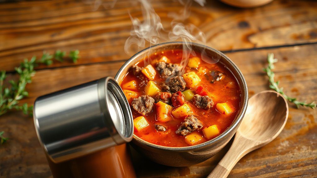 savory bbq hamburger soup