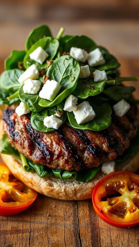 savory bison burger creation savory bison burger creation