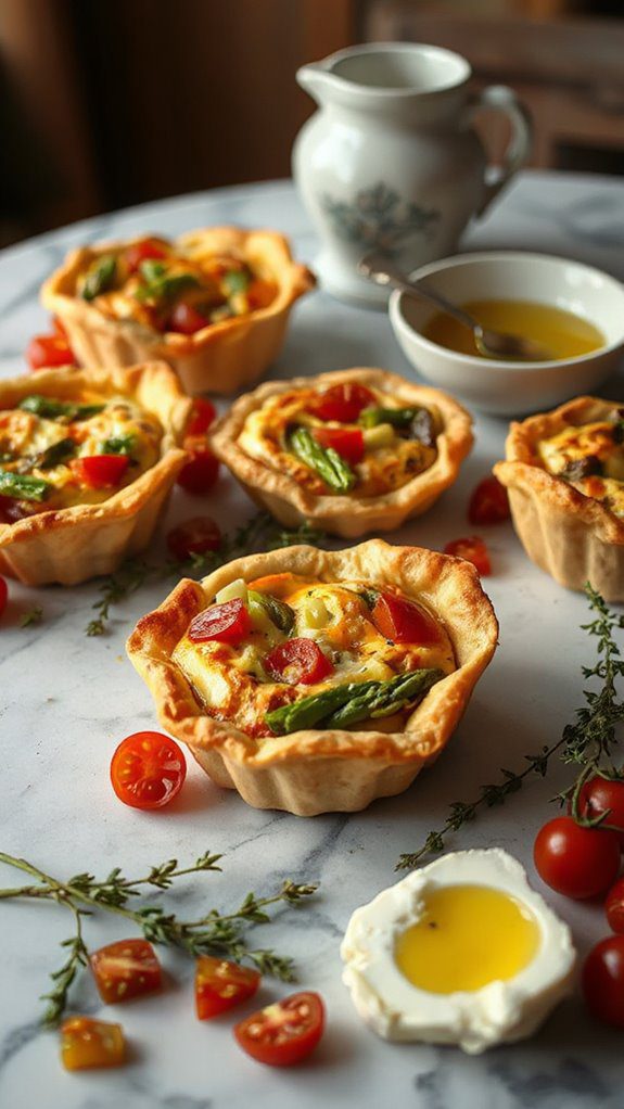 savory bite sized quiches