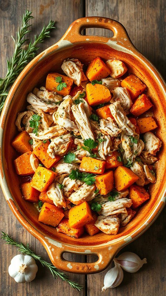 savory chicken and sweet potatoes savory chicken and sweet potatoes