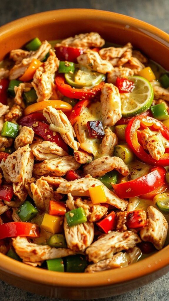 savory chicken fajita dish savory chicken fajita dish