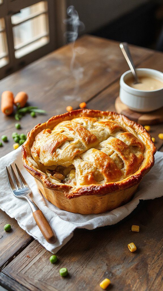 savory chicken filled pastry savory chicken filled pastry